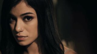 SISTERTRICK - Savanna Sixx gets blackmailed by her big cocked stepbro