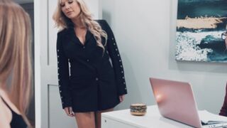 Dominant Lesbian Boss Wants Workmate's step daughter - Haley Reed, Tasha Reign