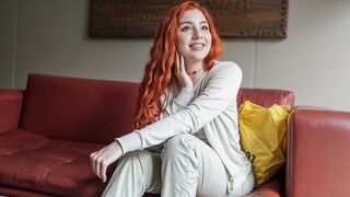 Ginger aces job interview after having rough sex with the casting agent