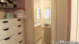 Tattoed beauty in a passionate sex with a beautiful momma