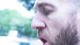 Had to pull over to jerk off & this stranger helped out