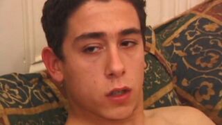 Luciano Strokes His Shaft