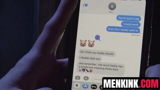 Zak Bishop seduces step daddy Lance Charger to ravage his anus