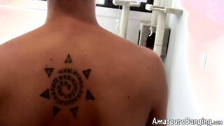 Sexy amateur masturbating his rock hard meat with fleshlight