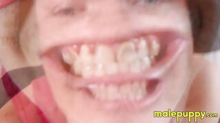 Loopy twink sitter Leo Blue finds defects in your gummy friends & eats them