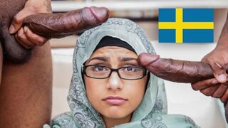 MIA KHALIFA - Interracial Threesome Revenge Sex!