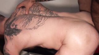 Daddies Marc Angelo & Zack Acland make out before stuffing