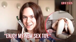 Ersties - Hot Hot Girl Anca Shoots Her First Solo Masturbation Video