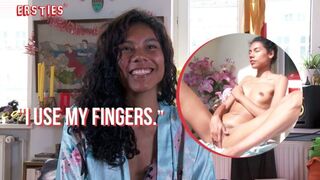 Ersties - Columbian Beauty Caroline Fingers Herself Outdoors