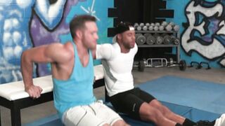 Gym partners can't hide their gay feelings