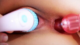 Brunette Briz assfucking play