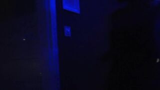 Old Woman with big tits gives blowjob on floor like naughty