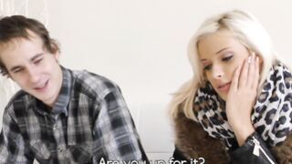 Cuckold loves to watch his babe on another man's shaft