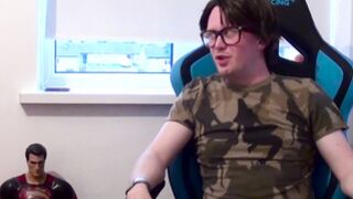 Big Boobed ginger Lucy Lane sucking prick at nerd casting